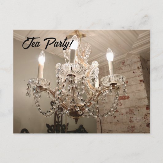 シャンデリア茶パーティー! ポストカード (正面)