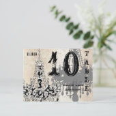 シャンデリア金ゴールドシルバープレイビルテーブル番号カード ポストカード (スタンド正面)