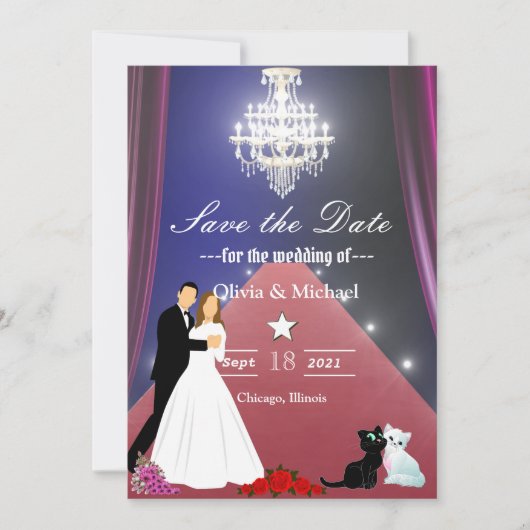 シャンデリア セーブザデート (正面)