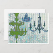 シャンデリア ポストカード (正面/裏面)