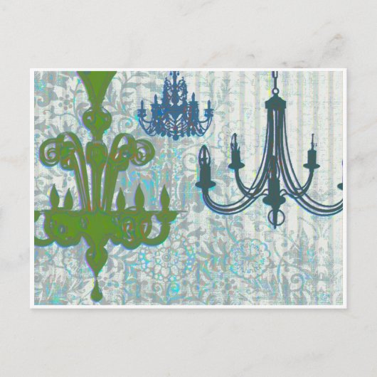シャンデリア ポストカード (正面)