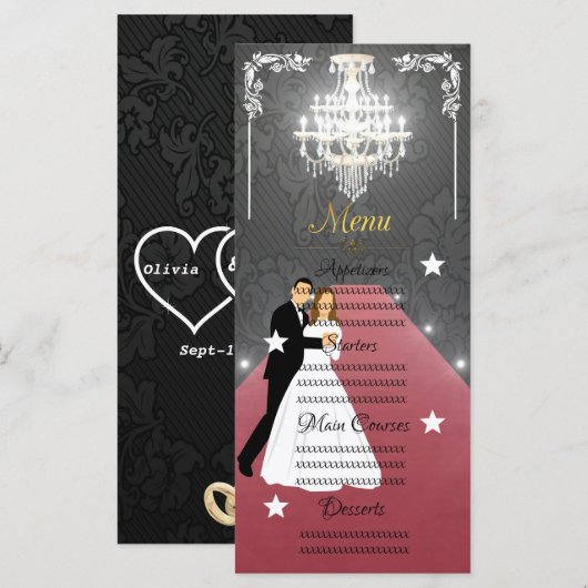 シャンデリア メニュー (正面/裏面)