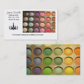 シャンデリア、メーキャップアーティスト、アイシャドウ 名刺 (正面/裏面)