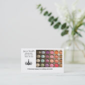 シャンデリア、メーキャップアーティスト、アイシャドウ 名刺 (スタンド正面)