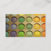 シャンデリア、メーキャップアーティスト、アイシャドウ 名刺 (裏面)