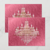 シャンデリア, 受付カード エンクロージャーカード (正面/裏面)