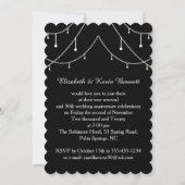 シャンデリア, 夜のツリーイルミネーション  婚約の更新 招待状 (裏面)