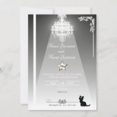 シャンデリア 招待状 (正面)