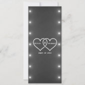 シャンデリア 招待状 (裏面)