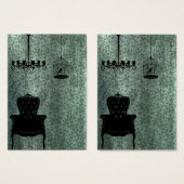 シャンデリア、椅子、バードケージ (正面&裏面)