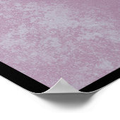 シャンデリア – 紫グランジ色 ポスター (角)