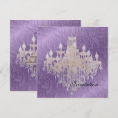 シャンデリア, 結婚式の招待状 招待状 (正面/裏面)