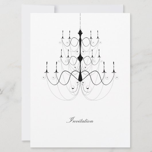 シャンデリア- CPの招待状 招待状 (正面)