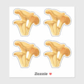 シャントレキノコヴィンテージ植物図 シール (シート)