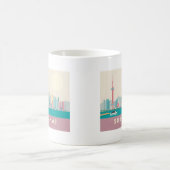 シャンハイ中国ザバンドパステルトラベル コーヒーマグカップ (中央)