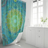 シャンバラタントラニンフェアマンダラアート シャワーカーテン