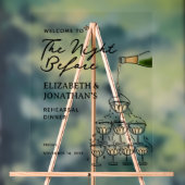 シャンパお洒落ンリハーサルディナーウェルカム アクリルサイン (ニュートラル)