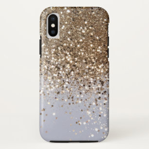 シャンパきらめくン金ゴールドグリッターグラム#1 iPhone X ケース