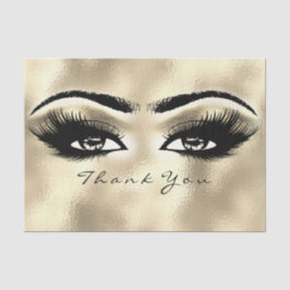 シャンパイグネセピアブライダル感謝していグリッターアイズ金ゴールド 薄葉紙