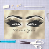 シャンパイグネセピアブライダル感謝していグリッターアイズ金ゴールド 薄葉紙 (クラフト)