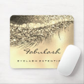 シャンパイグネラックス金ゴールドグリッター美しいラッシュネーム マウスパッド (マウス)