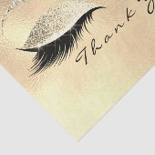 シャンパイニュブライダル金ゴールドグリッターサンキューアイズ 薄葉紙 (詳細)