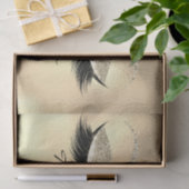 シャンパイニュブライダル金ゴールドグリッターサンキューアイズ 薄葉紙 (ギフト)