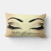 シャンパイニュ金ゴールドメイクアップラッシュハローゴス ランバークッション (裏面)