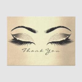 シャンパイニュ金ゴールド赤面グリッターサンキューアイシルク 薄葉紙