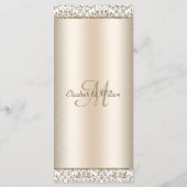 シャンパエレガントンダマスコウェディングメニュー メニュー (裏面)