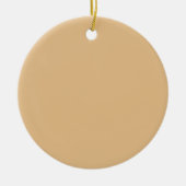 シャンパエレガントン無地のス セラミックオーナメント (正面)