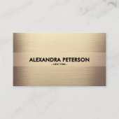 シャンパエレガントン金ゴールドツートーン名刺 名刺 (正面)