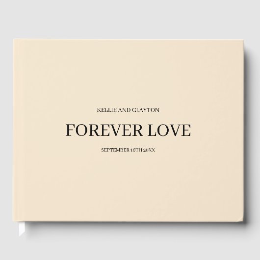 シャンパシンプルン結婚ズゲストブック ゲストブック (正面)