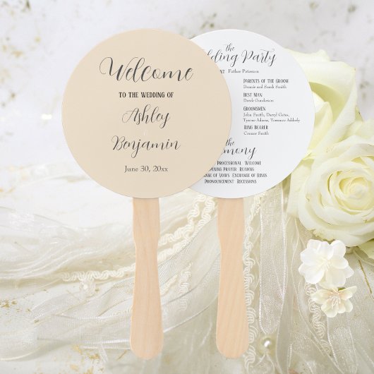 シャンパシンプルン結婚式 ハンドファン