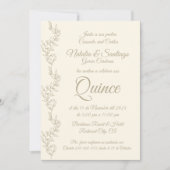 シャンパスペインのンツツインクインスカーターバタフライ 招待状 (正面)