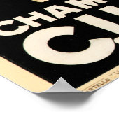 シャンパニーノシレアヴェネツィアイタリアンワインリカールアド ポスター (角)