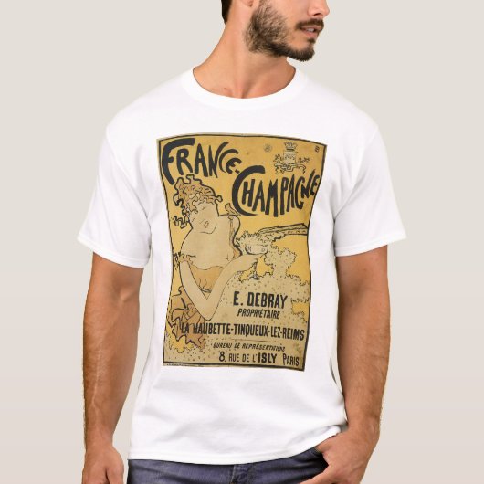 シャンパフランスのン Tシャツ (正面)