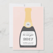 シャンパポップ・アートのン|ニューイブパーティの招待状 招待状 (正面)