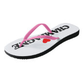 シャンパンが大好き ビーチサンダル (アングル)