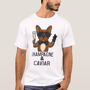 シャンパンとカビア Tシャツ
