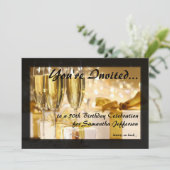 シャンパンとスパークルズゴールデン50招待状 招待状 (スタンド正面)