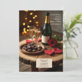 シャンパンとデザート 招待状 (スタンド正面)