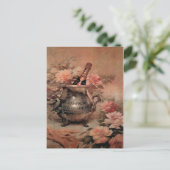 シャンパンとバラ ポストカード (スタンド正面)