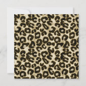 シャンパンとヒマワリの誕生日パーティー招待状 招待状 (裏面)