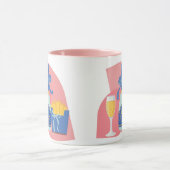 シャンパンとフライス マグカップ (中央)