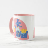 シャンパンとフライス マグカップ (正面左)