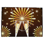 シャンパンと花火お祝い ラージペーパーバッグ (裏面)