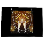 シャンパンと花火お祝い ラージペーパーバッグ (裏面)