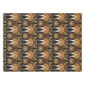 シャンパンと花火新年2019年前夜パターン テーブルクロス (正面(横))