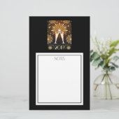 シャンパンと花火新年2019年 便箋 (スタンド正面)